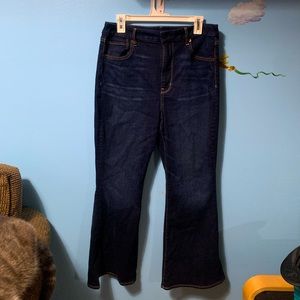 High waisted flare jeans